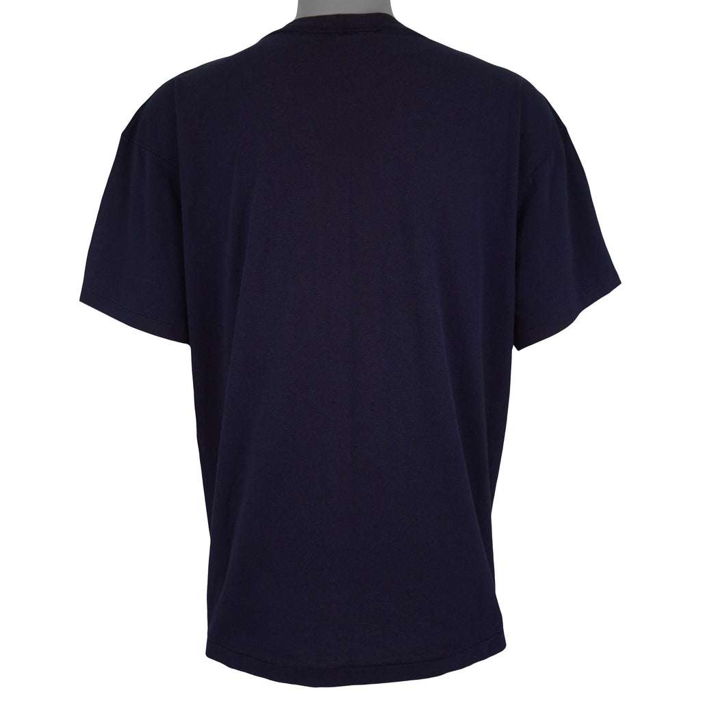 NHL (My Favorite Team) - Toronto Maple Leafs Helmet T-Shirt 1990s Large Vintage Retro Hockey