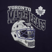 NHL (My Favorite Team) - Toronto Maple Leafs Helmet T-Shirt 1990s Large Vintage Retro Hockey