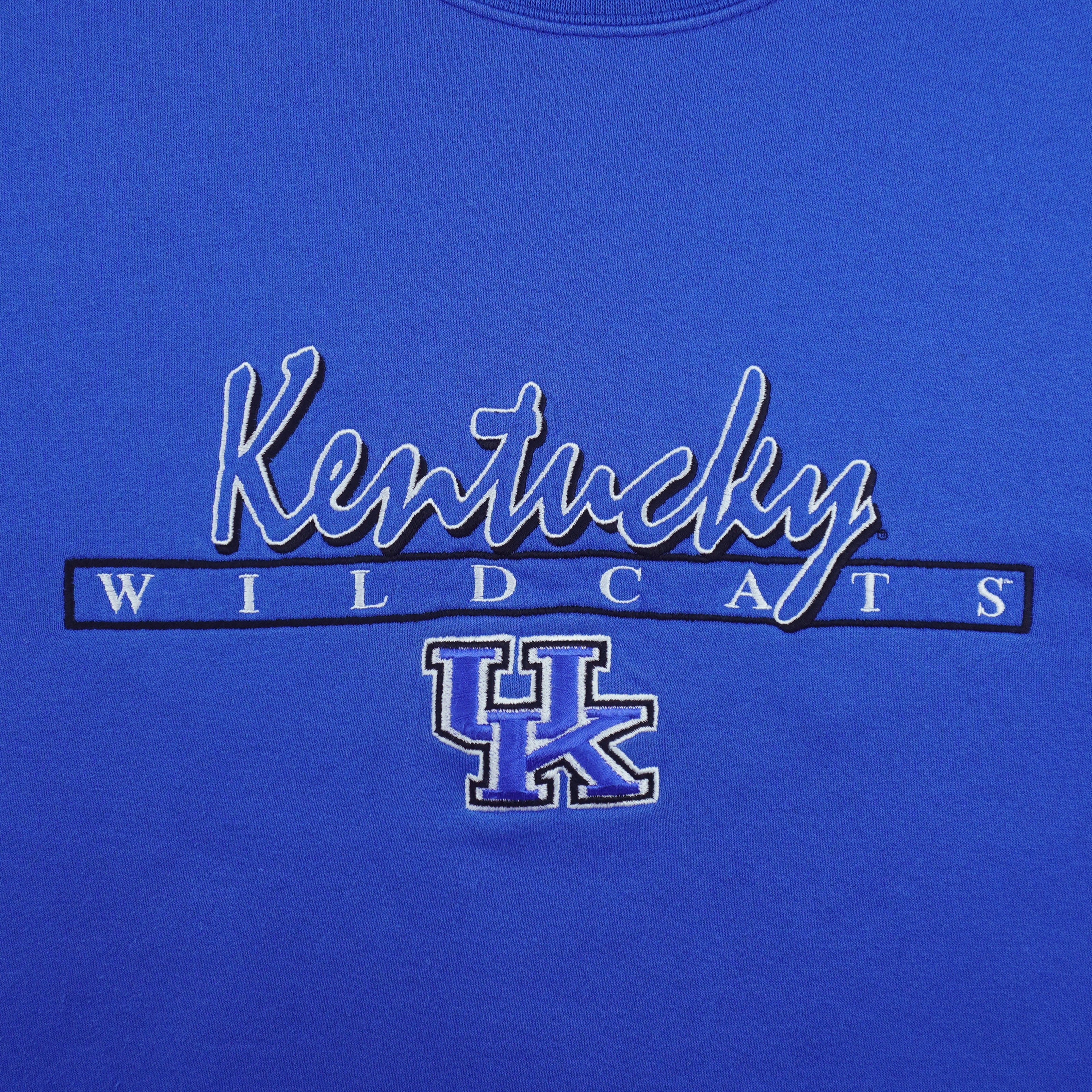 NCAA - Kentucky Wildcats Crew Neck Sweatshirt 1990s Medium Vintage Retro