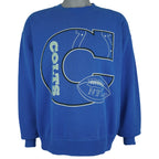 NFL (Hanes) - Indianapolis Colts Crew Neck Sweatshirt 1990s X-Large Vintage Retro Football
