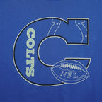 NFL (Hanes) - Indianapolis Colts Crew Neck Sweatshirt 1990s X-Large Vintage Retro Football