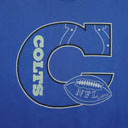 NFL (Hanes) - Indianapolis Colts Crew Neck Sweatshirt 1990s X-Large Vintage Retro Football