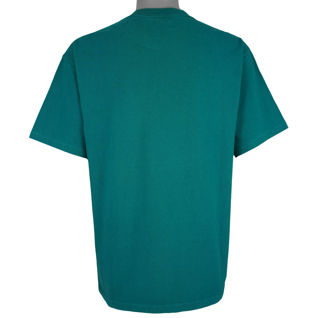 NBA (Nutmeg) - Charlotte Hornets T-Shirt 1990s Large Vintage Retro Basketball