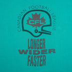 Vintage CFL - Birmingham Barracudas Single Stitch T-Shirt 1995 X-Large in green