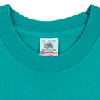 Vintage CFL - Birmingham Barracudas Single Stitch T-Shirt 1995 X-Large in green