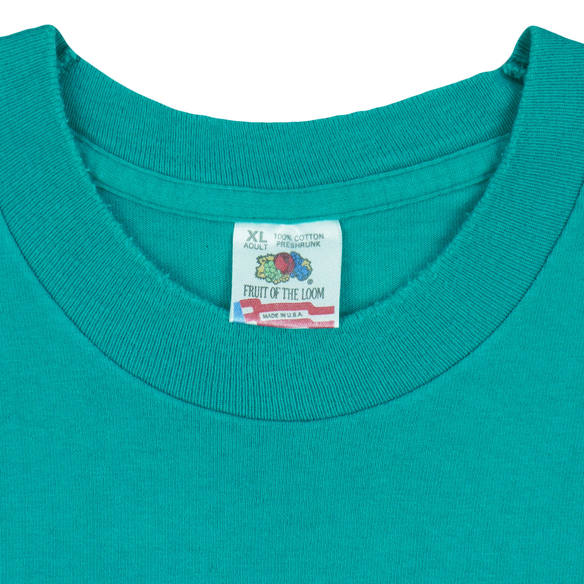 Vintage CFL - Birmingham Barracudas Single Stitch T-Shirt 1995 X-Large in green