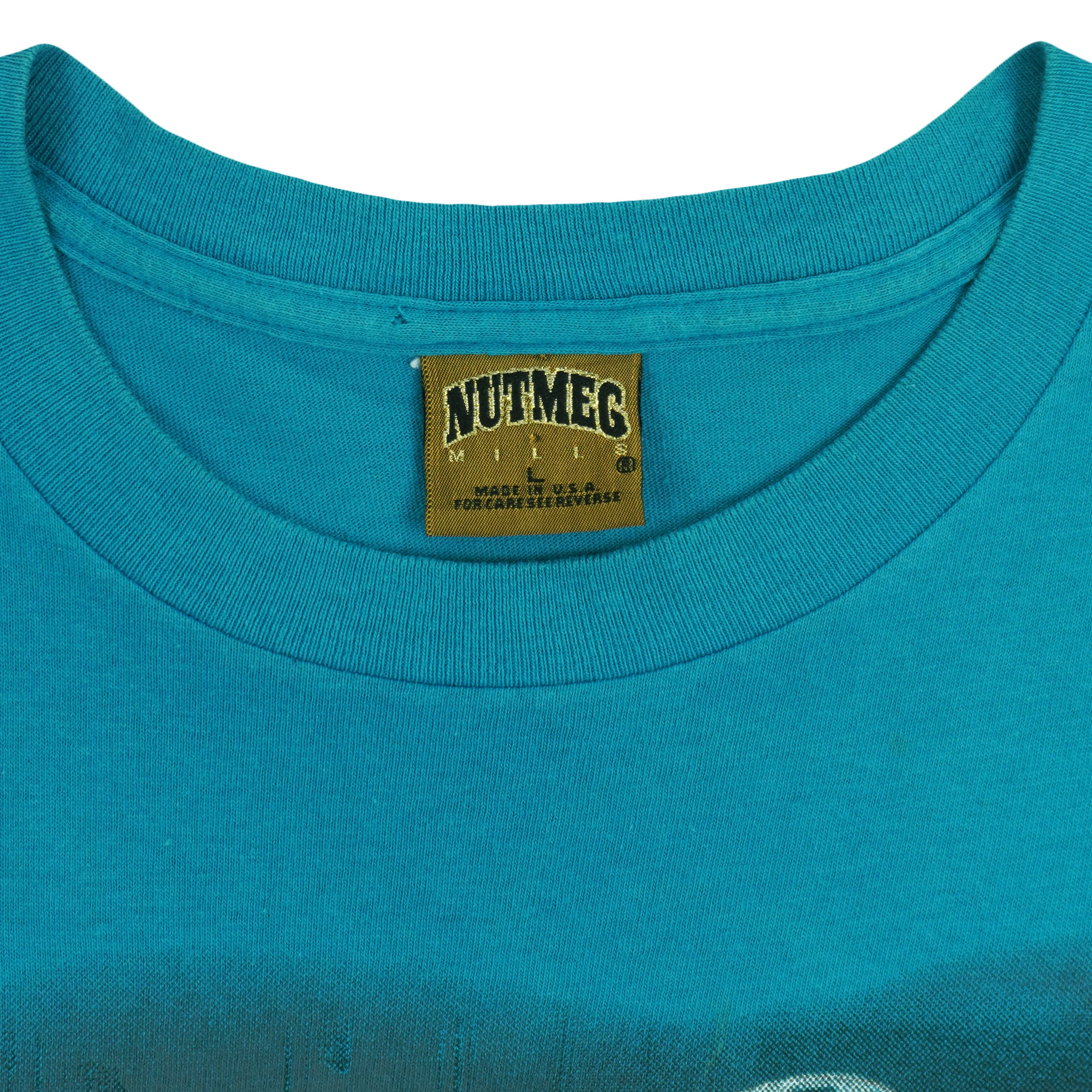 NHL (Nutmeg) - San Jose Sharks Locker Room T-Shirt 1990s Large Vintage Retro Hockey
