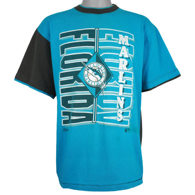 MLB (Front Row) - Florida Marlins Roll Em Ups T-Shirt 1992 X-Large