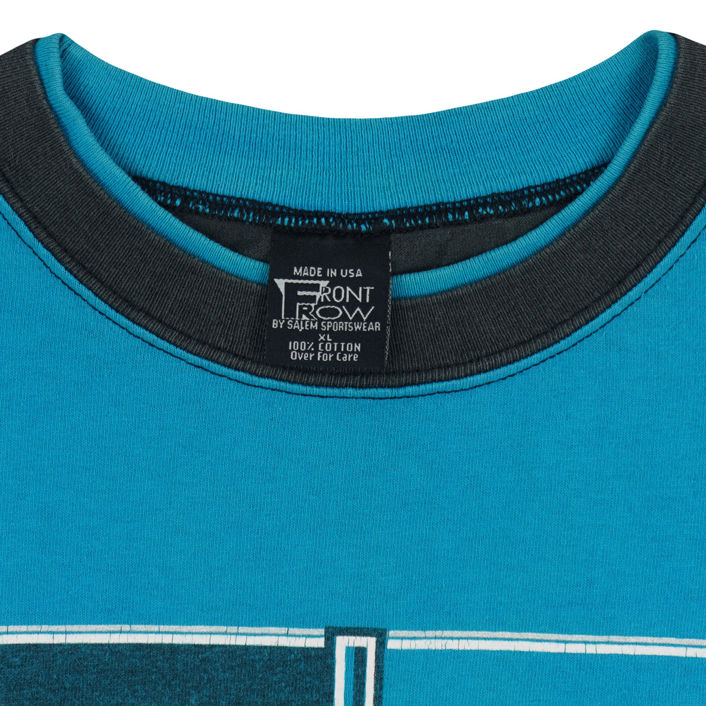 MLB (Front Row) - Florida Marlins Roll Em Ups T-Shirt 1992 X-Large Vintage retro Baseball