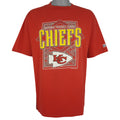 NFL (Logo 7) - Kansas City Chiefs Single Stitch T-Shirt 1993 X-Large Vintage Retro Football