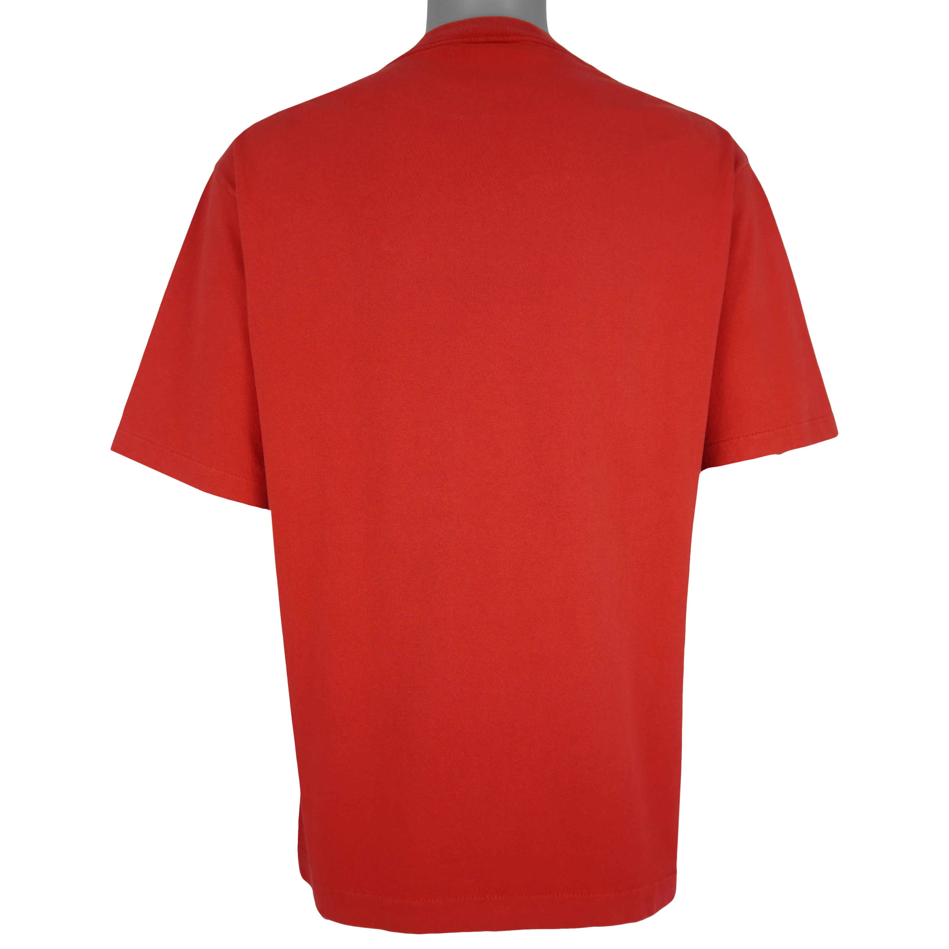 NFL (Logo 7) - Kansas City Chiefs Single Stitch T-Shirt 1993 X-Large Vintage Retro Football