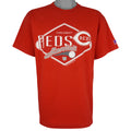 MLB (Pro Player) - Cincinnati Reds Baseball T-Shirt 1998 Large Vintage Retro Baseball
