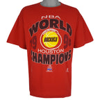 NBA (Nutmeg) - Houston Rockets World Champions T-Shirt 1994 X-Large Vintage Retro Basketball