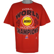 NBA (Nutmeg) - Houston Rockets World Champions T-Shirt 1994 X-Large Vintage Retro Basketball