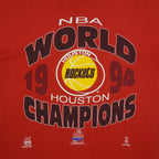 NBA (Nutmeg) - Houston Rockets World Champions T-Shirt 1994 X-Large Vintage Retro Basketball
