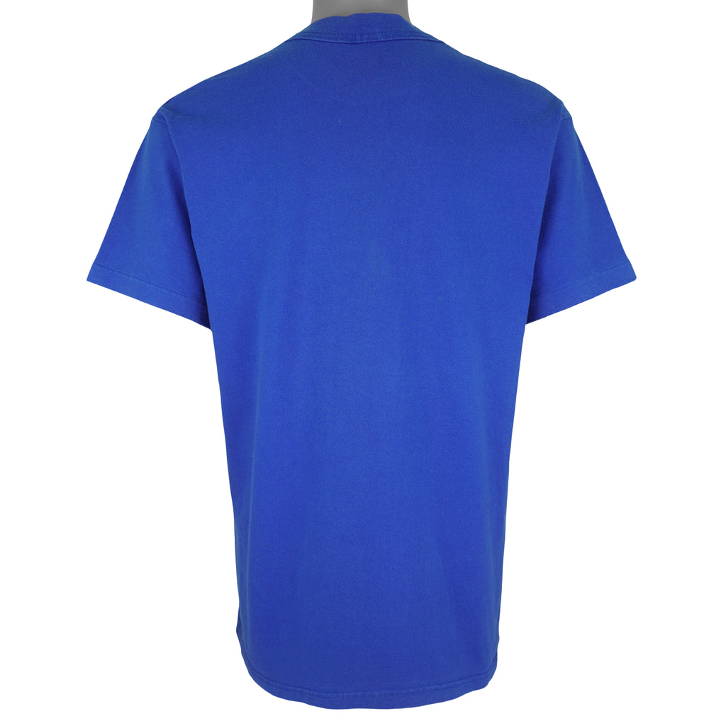 NFL (Fruit Of The Loom) - Indianapolis Colts Football Big Logo T-Shirt 1996 Large Vintage Retro Football