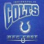 NFL (Fruit Of The Loom) - Indianapolis Colts Football Big Logo T-Shirt 1996 Large Vintage Retro Football