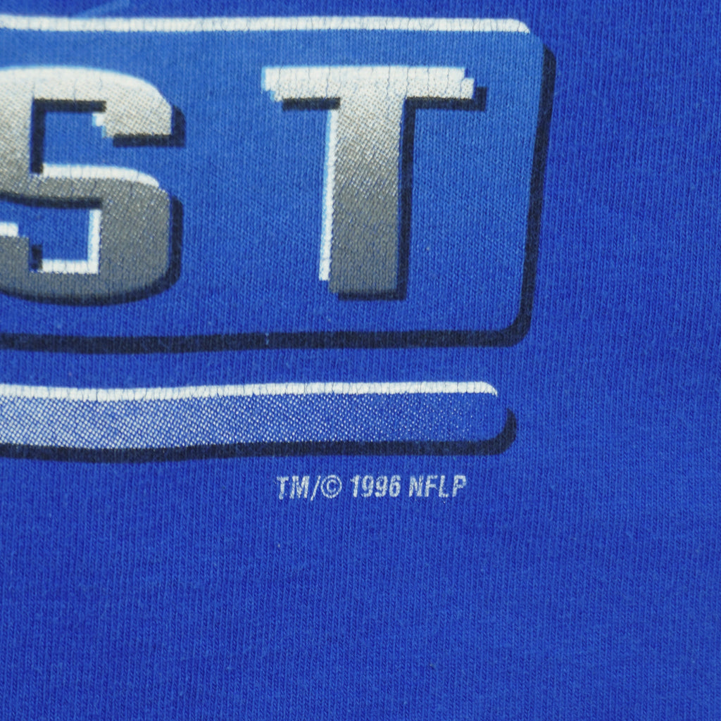 NFL (Fruit Of The Loom) - Indianapolis Colts Football Big Logo T-Shirt 1996 Large Vintage Retro Football