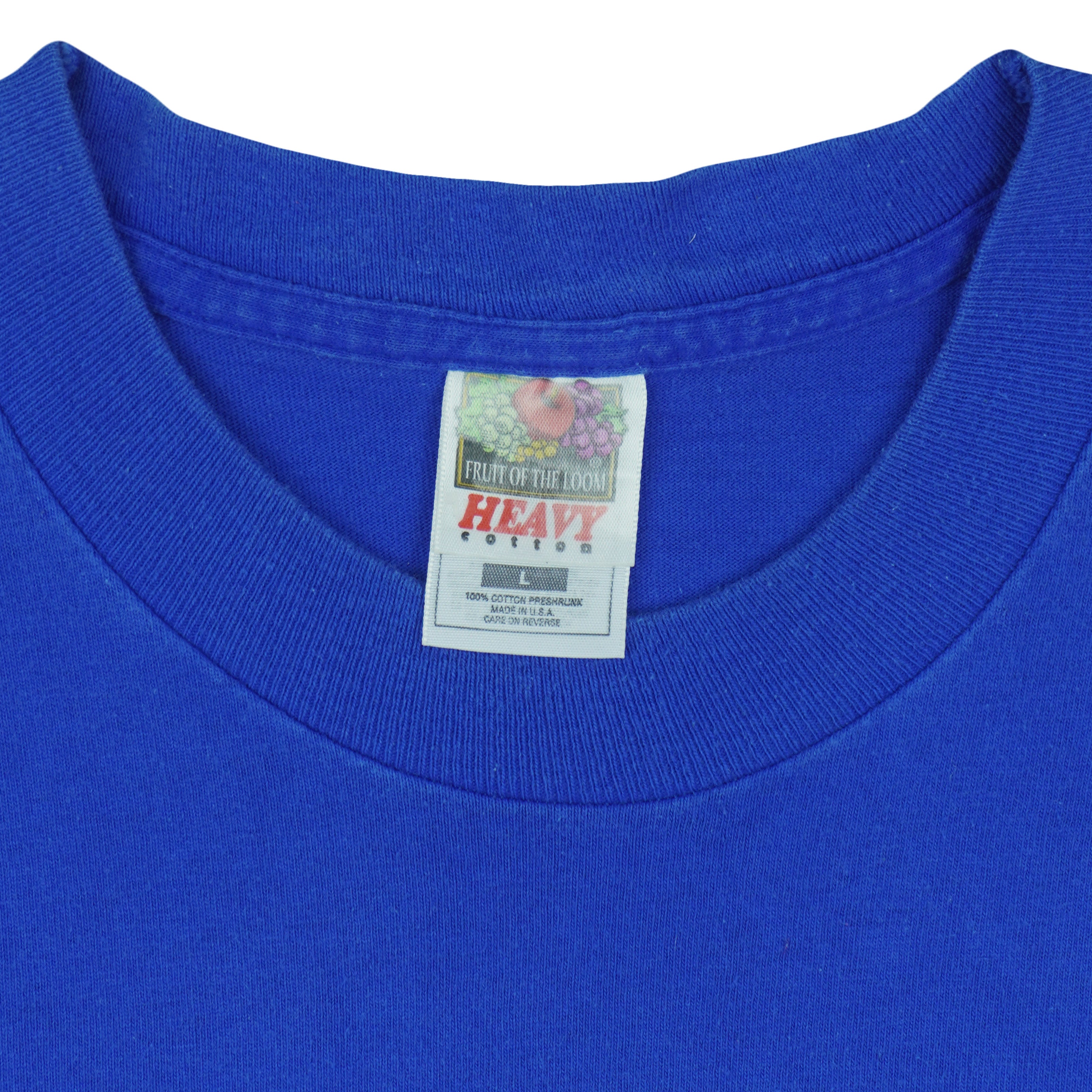 NFL (Fruit Of The Loom) - Indianapolis Colts Football Big Logo T-Shirt 1996 Large Vintage Retro Football