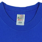 NFL (Fruit Of The Loom) - Indianapolis Colts Football Big Logo T-Shirt 1996 Large Vintage Retro Football