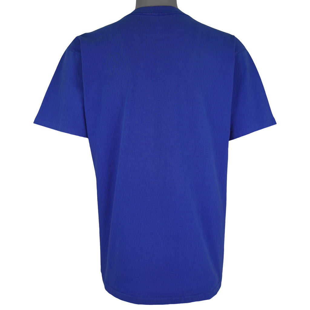 MLB (Nutmeg) - Texas Rangers Single Stitch T-Shirt 1991 Large Vintage Retro Baseball