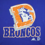 NFL (Apex One) - Denver Broncos Big Logo T-Shirt 1993 X-Large Vintage Retro Football