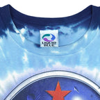 NFL (Liquid Blue) - Tennessee Titans Tie-Dye T-Shirt 1990s X-Large Vintage Retro Football