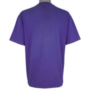 NBA (Nutmeg) - Los Angeles Lakers Single Stitch T-Shirt 1990s Large Vintage Retro Basketball