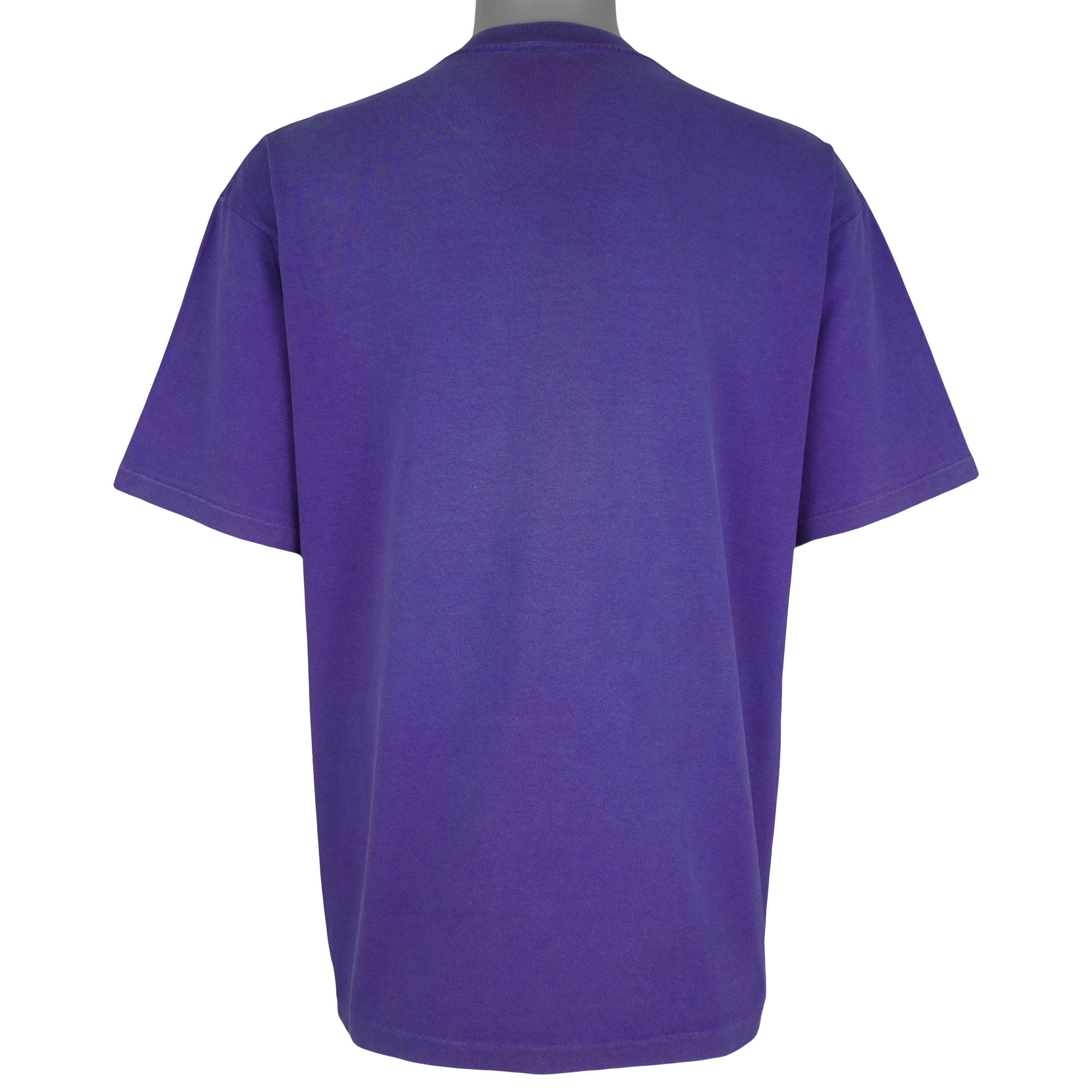 NBA (Nutmeg) - Los Angeles Lakers Single Stitch T-Shirt 1990s Large Vintage Retro Basketball