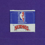 NBA (Nutmeg) - Los Angeles Lakers Single Stitch T-Shirt 1990s Large Vintage Retro Basketball