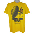 NCAA - West Virginia Mountaineers Everyone Comes to Play Football T-Shirt 1990s X-Large Vintage Retro Football