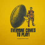 NCAA - West Virginia Mountaineers Everyone Comes to Play Football T-Shirt 1990s X-Large Vintage Retro Football