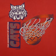 NCAA - Arizona Wildcats Single Stitch T-Shirt 1990s X-Large Vintage Retro Basketball