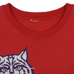 NCAA - Arizona Wildcats Single Stitch T-Shirt 1990s X-Large Vintage Retro Basketball