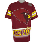 NFL (Salem) - Arizona Cardinals Big Logo T-Shirt 1994 Large