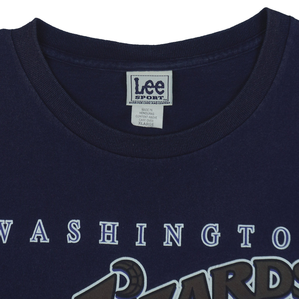 NBA (Lee) - Washington Wizards T-Shirt 1990s X-Large Vintage Retro Basketball