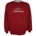 NCAA - Alabama Crimson Tide Embroidered Sweatshirt 1990s Large Vintage Retro