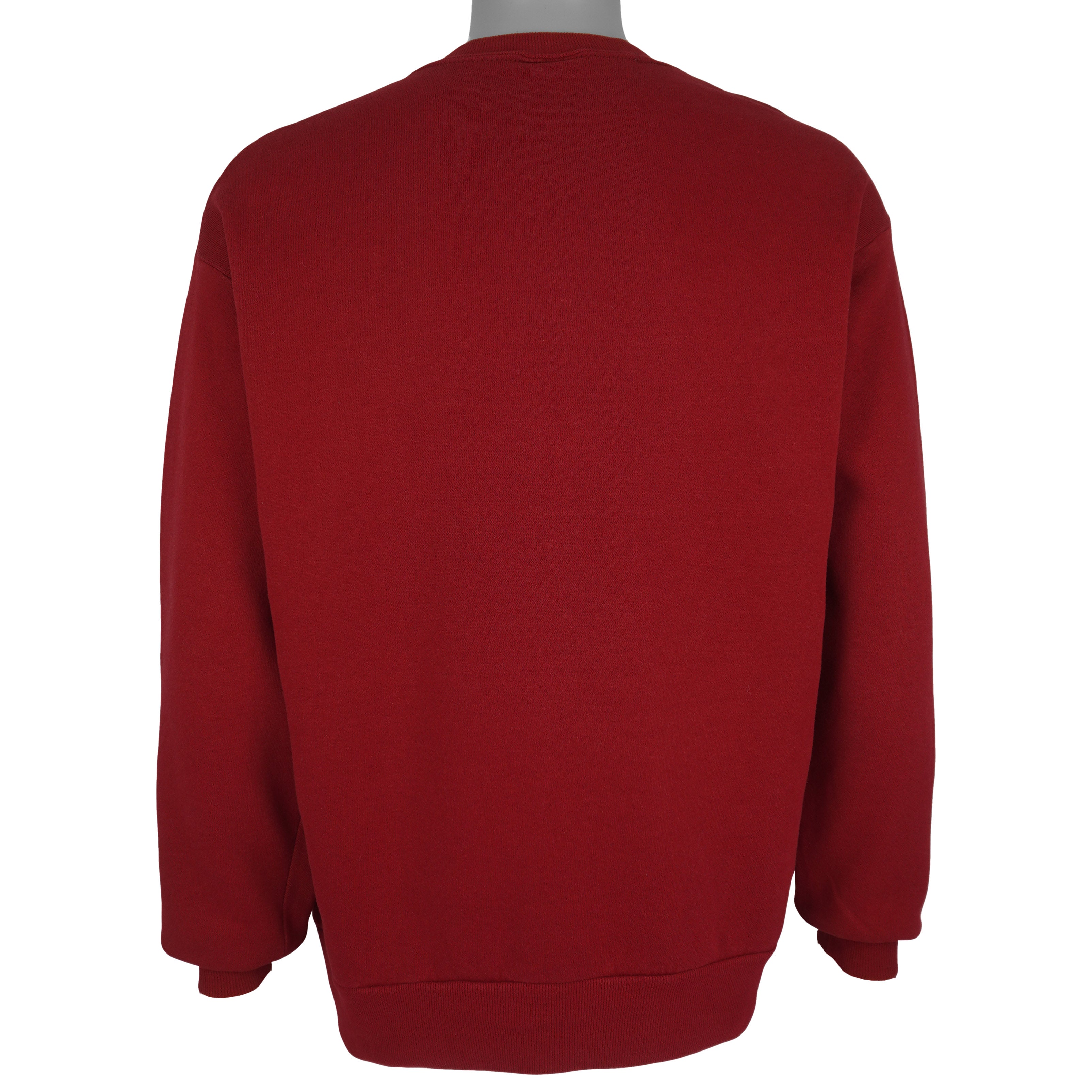 NCAA - Alabama Crimson Tide Embroidered Sweatshirt 1990s Large Vintage Retro