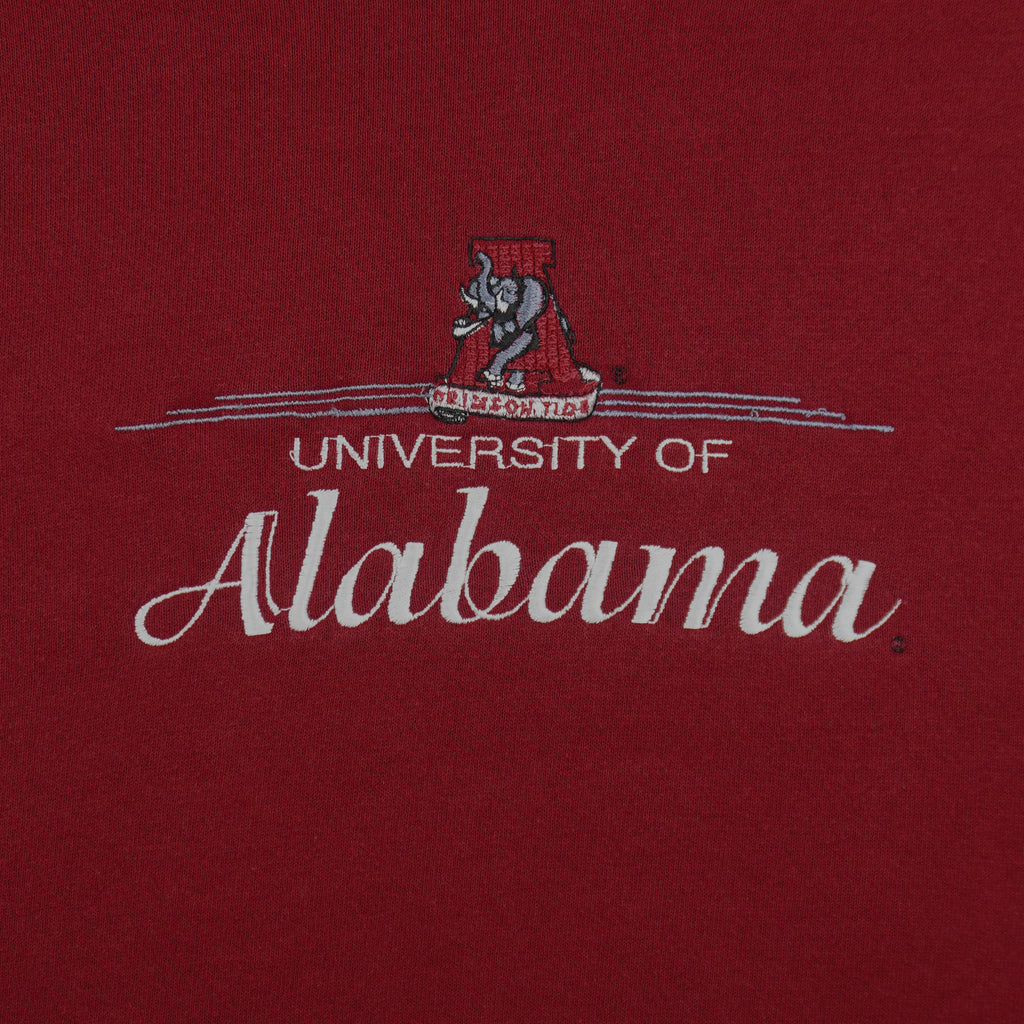 NCAA - Alabama Crimson Tide Embroidered Sweatshirt 1990s Large Vintage Retro