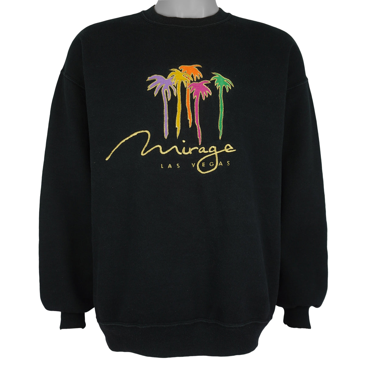 Vintage (Jerzees) - Mirage Las Vegas Crew Neck Sweatshirt 1990s X-Large Vintage Retro