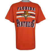 NHL - Orange Florida Panthers T-Shirt 1990s Large Vintage Retro Hockey