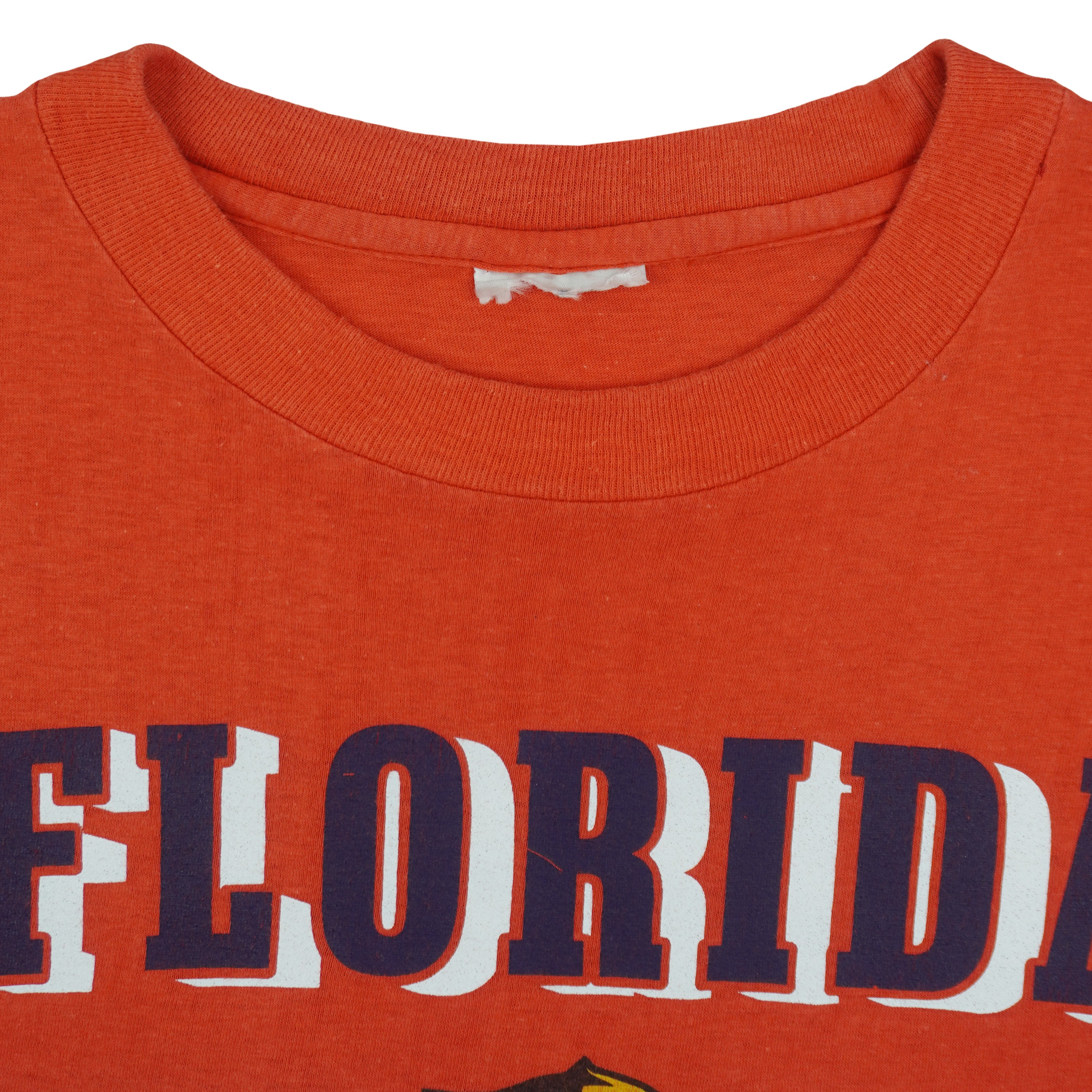 NHL - Orange Florida Panthers T-Shirt 1990s Large Vintage Retro Hockey