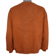 NCAA (VESI) - Texas Longhorns Embroidered Crew Neck Sweatshirt 1990s Medium Vintage Retro