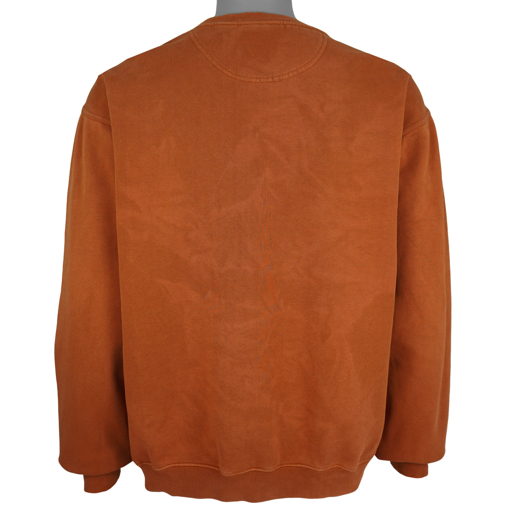 NCAA (VESI) - Texas Longhorns Embroidered Crew Neck Sweatshirt 1990s Medium Vintage Retro