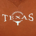 NCAA (VESI) - Texas Longhorns Embroidered Crew Neck Sweatshirt 1990s Medium Vintage Retro