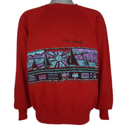 Vintage (Ultra Sweats) - Door County Crew Neck Sweatshirt 1990 Large Vintage Retro