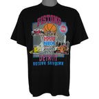 NBA (Logo 7) - Detroit Pistons NBA Finals Motown Showdown T-Shirt 1990 X-Large vintage Retro Basketball