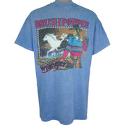 Vintage (Wrangler) - Brush Popper Cowboy T-Shirt 1990s X-Large Vintage Retro