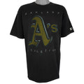 Starter (MLB) - Oakland Athletics Big Logo T-Shirt 1990s Large Vintage Retro Baseball