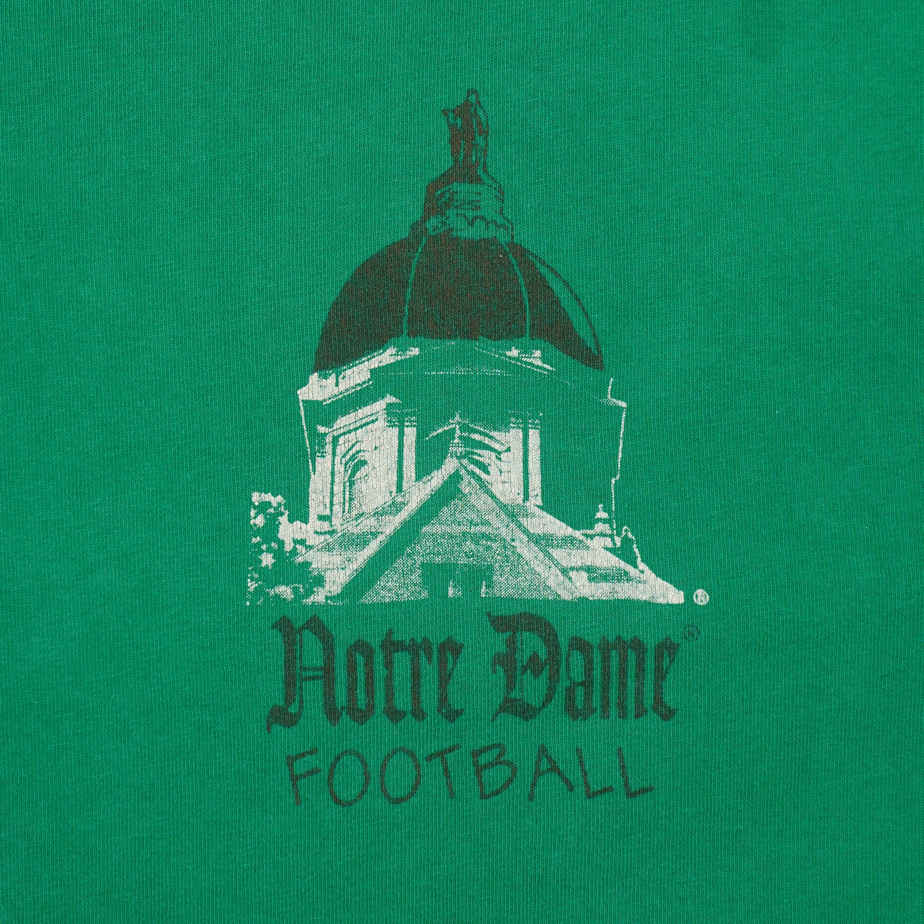 NCAA - Notre Dame Fighting Irish Stadium T-Shirt 1990s X-Large Vintage RetroNCAA - Notre Dame Fighting Irish Stadium T-Shirt 1990s X-Large Vintage Retro